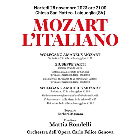 Concerto Orch. Carlo Felice