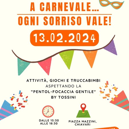 Carnevale e musica, Chiavari in festa il 19 febbraio