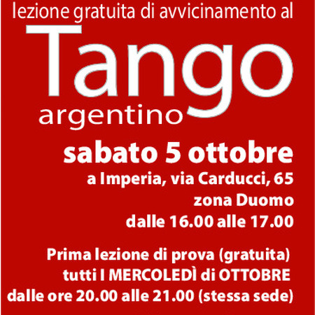 Lezione di Tango argentino