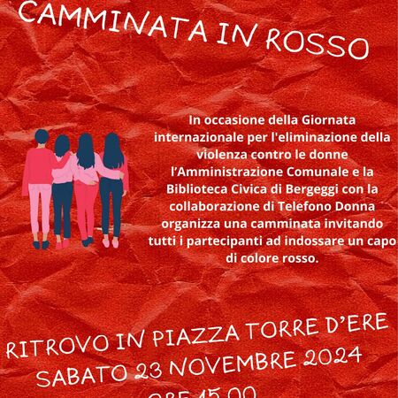 CAMMINATA IN ROSSO