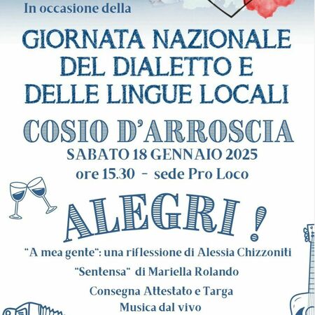 Giornata del Dialetto e delle Lingue Locali