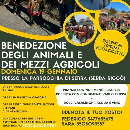 Benedizione Animali e Mezzi Agricoli