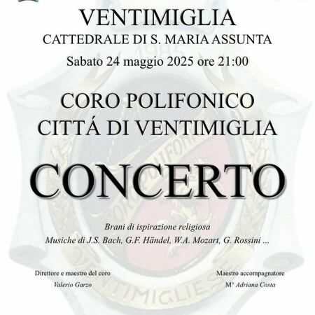 CONCERTO CORO POLIFONICO CITTÀ DI VENTIMIGLIA