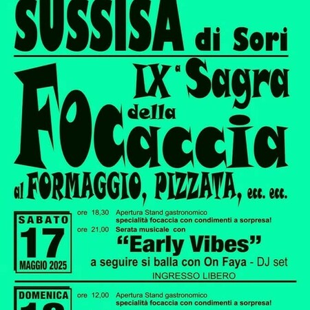 Sagra della Focaccia al formaggio