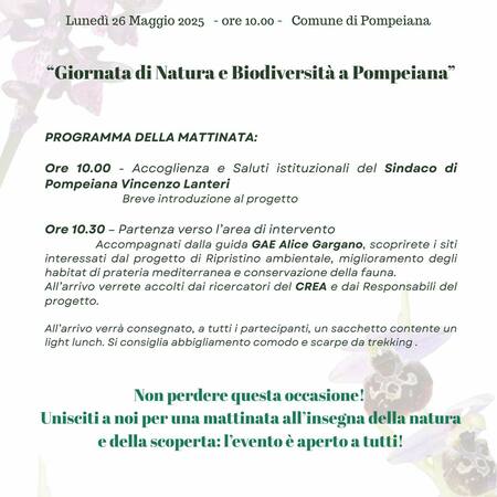Giornata di Natura e Biodiversità a Pompeiana