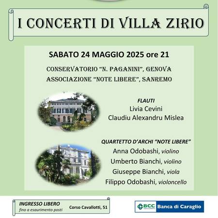 CONCERTI DI VILLA ZIRIO