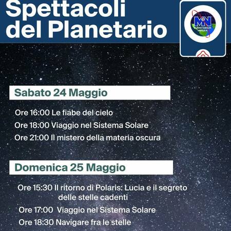 Spettacoli al Planetario