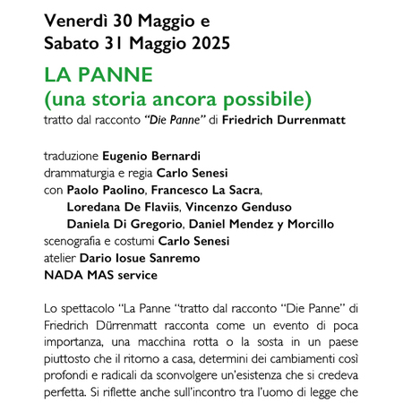 Spettacolo "La Panne"