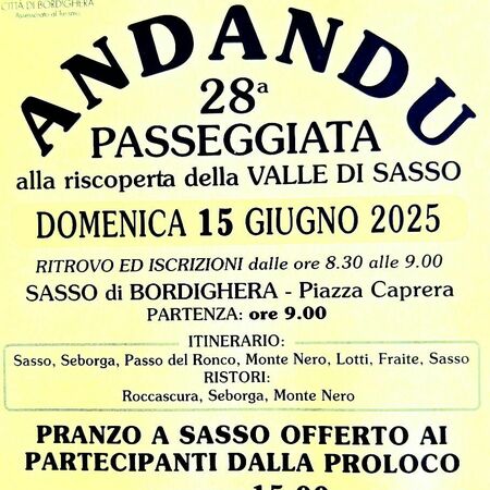 PASSEGGIATA alla riscoperta della VALLE DI SASSO