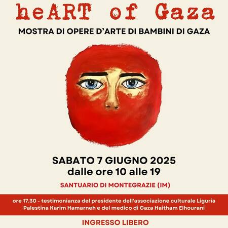 MOSTRA DI OPERE D’ARTE DI BAMBINI DI GAZA
