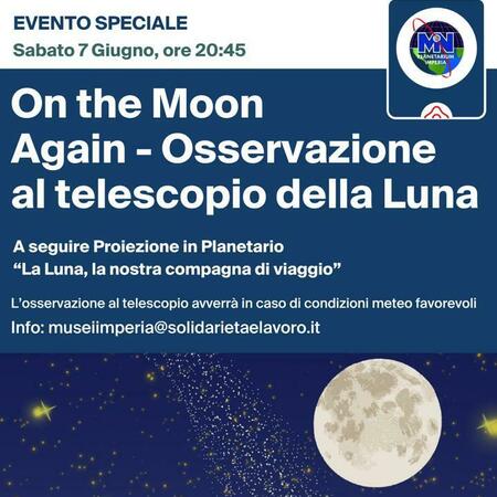 Osservazione Luna al telescopio