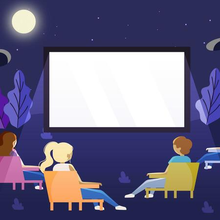 Cinema in pineta