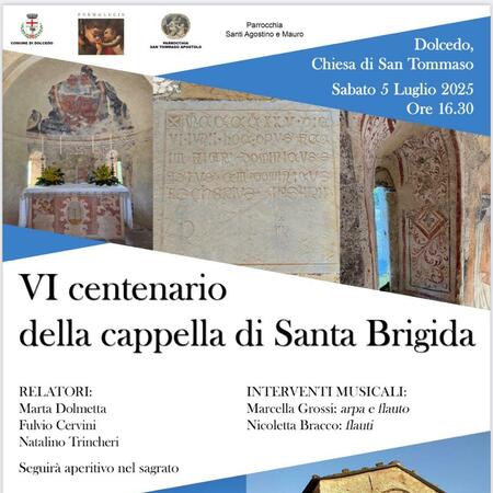 VI centenario della cappella di Santa Brigida
