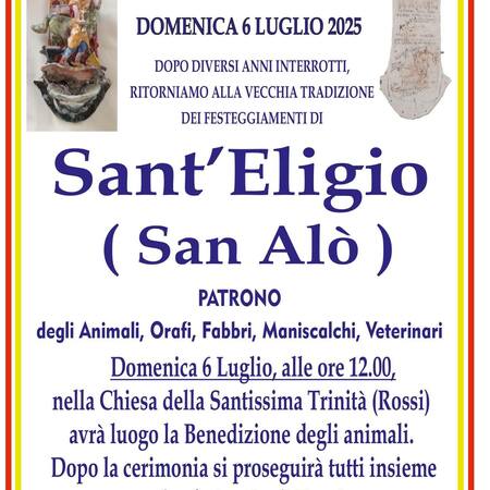 Festa di Sant'Eligio (San Alò)